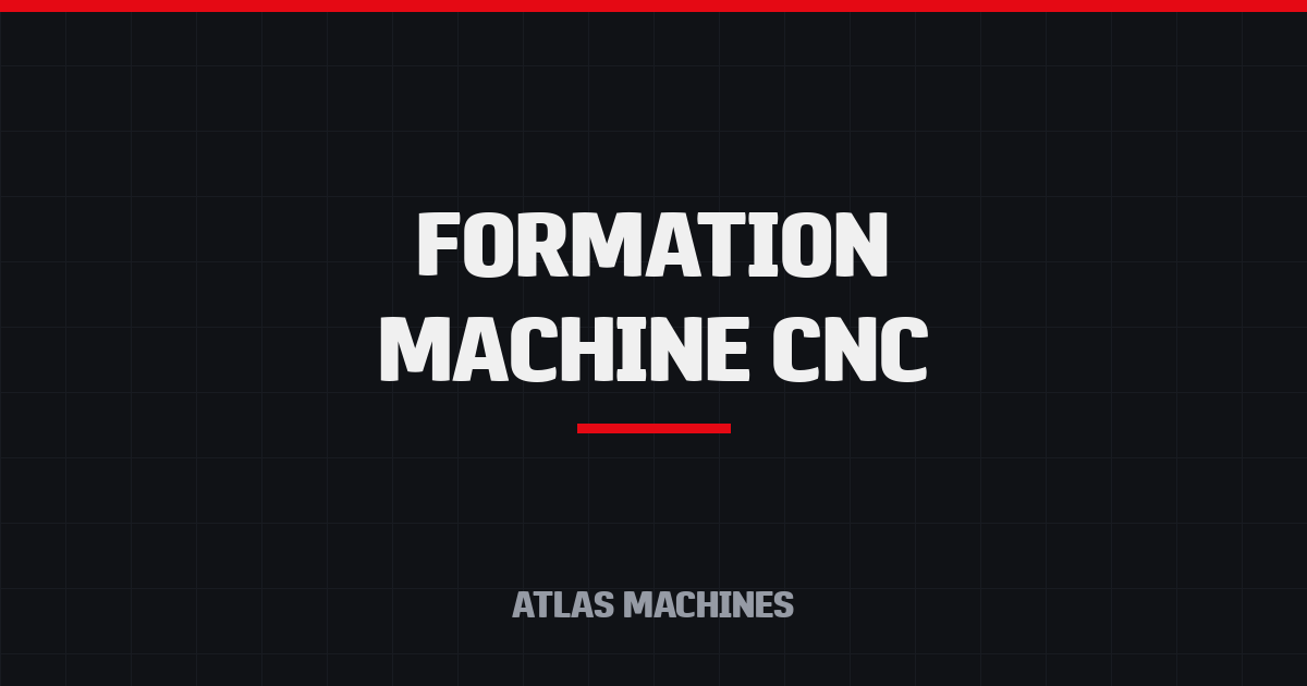 Formation machine CNC Maroc